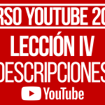 CURSO DE YOUTUBE - IV - DESCRIPCIONES